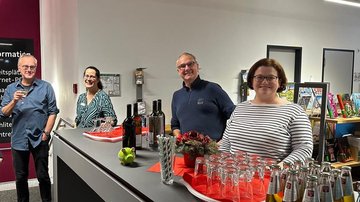 Ein tolles Team: Die Kolleginnen und Kollegen der Stadtbibliothek