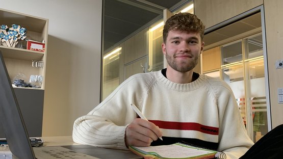 Examensstudent Tom Hartwigk