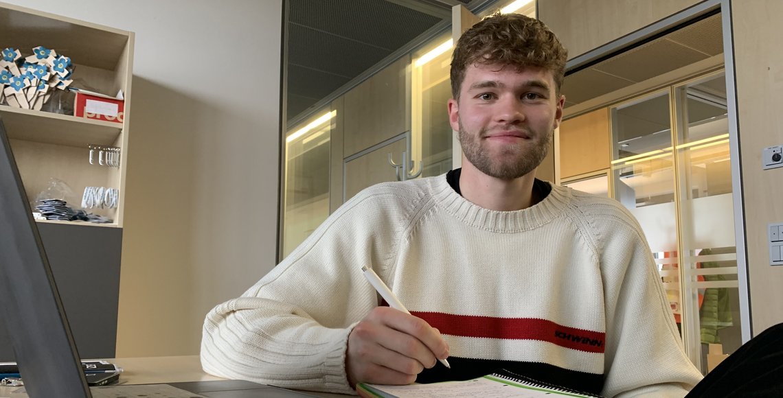 Examensstudent Tom Hartwigk